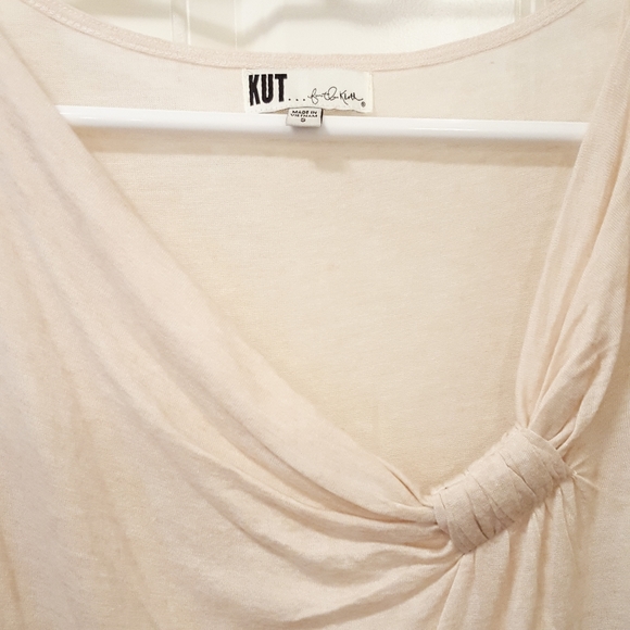 NWT Kut from the Kloth Twist-front Knit Top - Picture 2 of 7